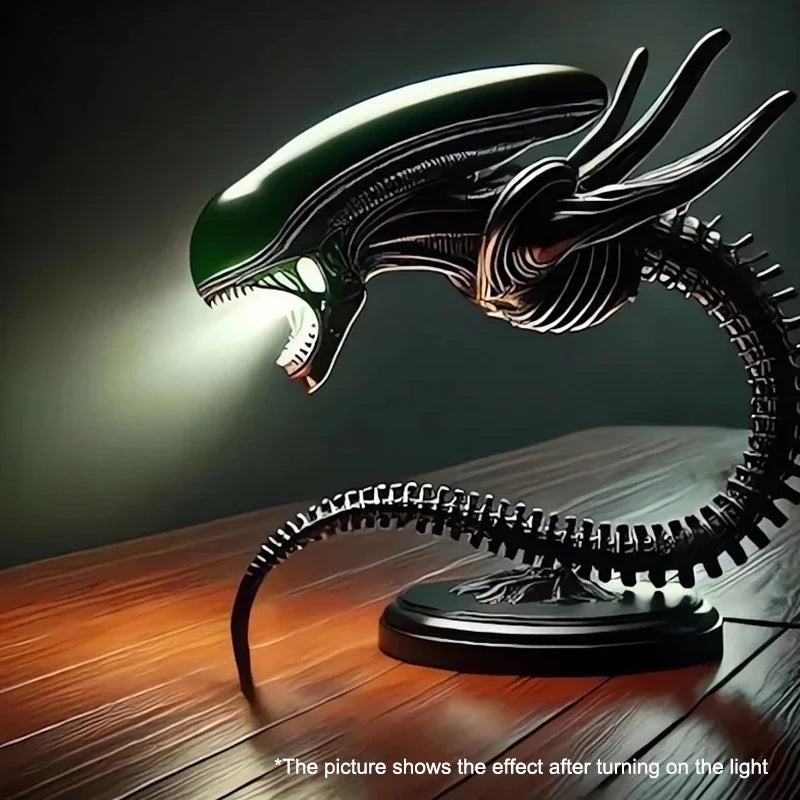 Unique Alien Creature Lamp Stand, Bedroom Home Decorative Lamps, Resin Decoration Items and Ornaments, Two Styles Optional,1Pc