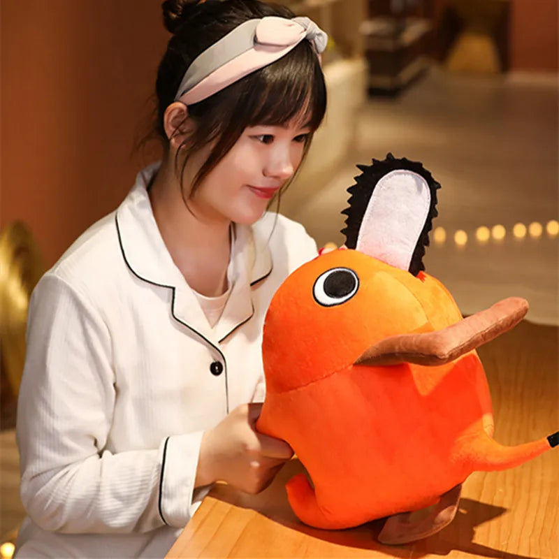 10/20/25/40Cm Chainsaw Man Pochita Pendant Dolls Plush Toy Cartoon Pochita Pillow Stuffed Soft Toy for Kids Birthday Gift
