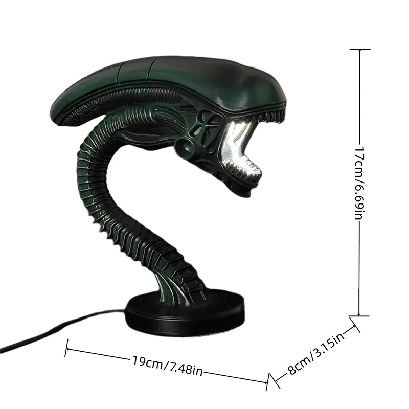Unique Alien Creature Lamp Stand, Bedroom Home Decorative Lamps, Resin Decoration Items and Ornaments, Two Styles Optional,1Pc