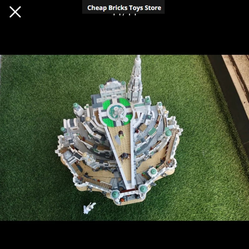 Educational 2026 Assembly 8278Pcs DIY Building Blocks Suitable the City Capital Minas Tirith Model Gifts for Adults Toys A