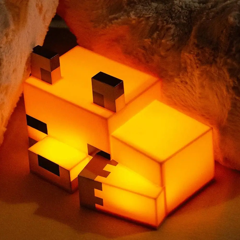 Fox Free Standing Desk Light, Gaming Room Home Decor and Merchandise for Boys and Girls, Nightlight Gift for Playroom Bedroom