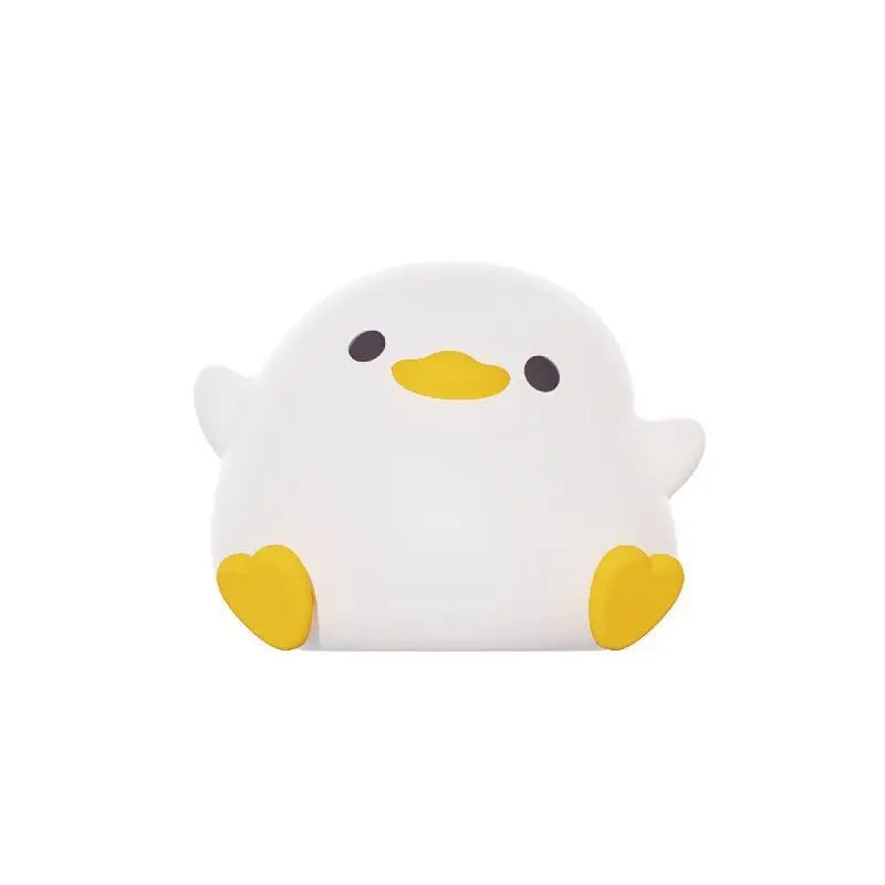 Cute Dodo Duck Lamp Squishy Silicone Dimmable Bedside Light Rechargeable Touch Nightlight for Boys Girls Room Decor
