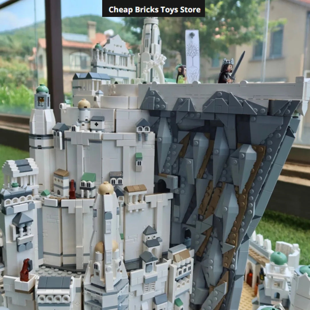 Educational 2026 Assembly 8278Pcs DIY Building Blocks Suitable the City Capital Minas Tirith Model Gifts for Adults Toys A