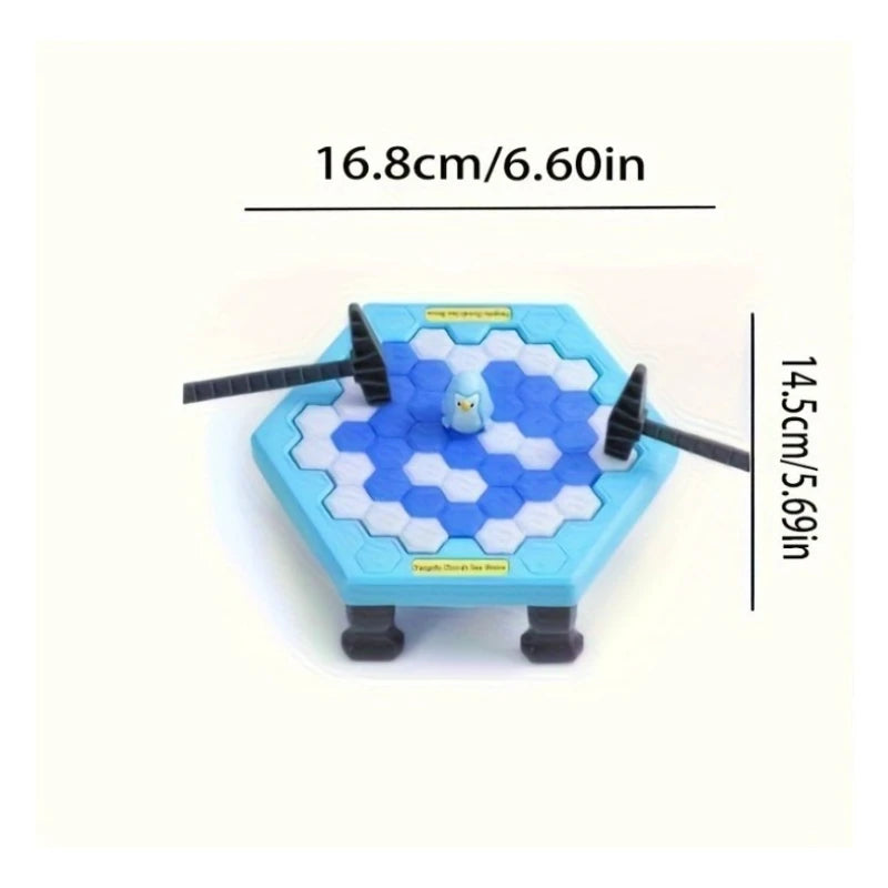 Save the Penguin Ice Tapping Rescue Game Portable Travel Board Game Camping Fun Game Night Party Game