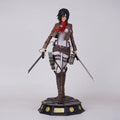 Anime Attack on Titan Figures Mikasa Ackerman Figure 30Cm/11.81Inch PVC Ackerman Action Figure Collection Model Toys Gifts