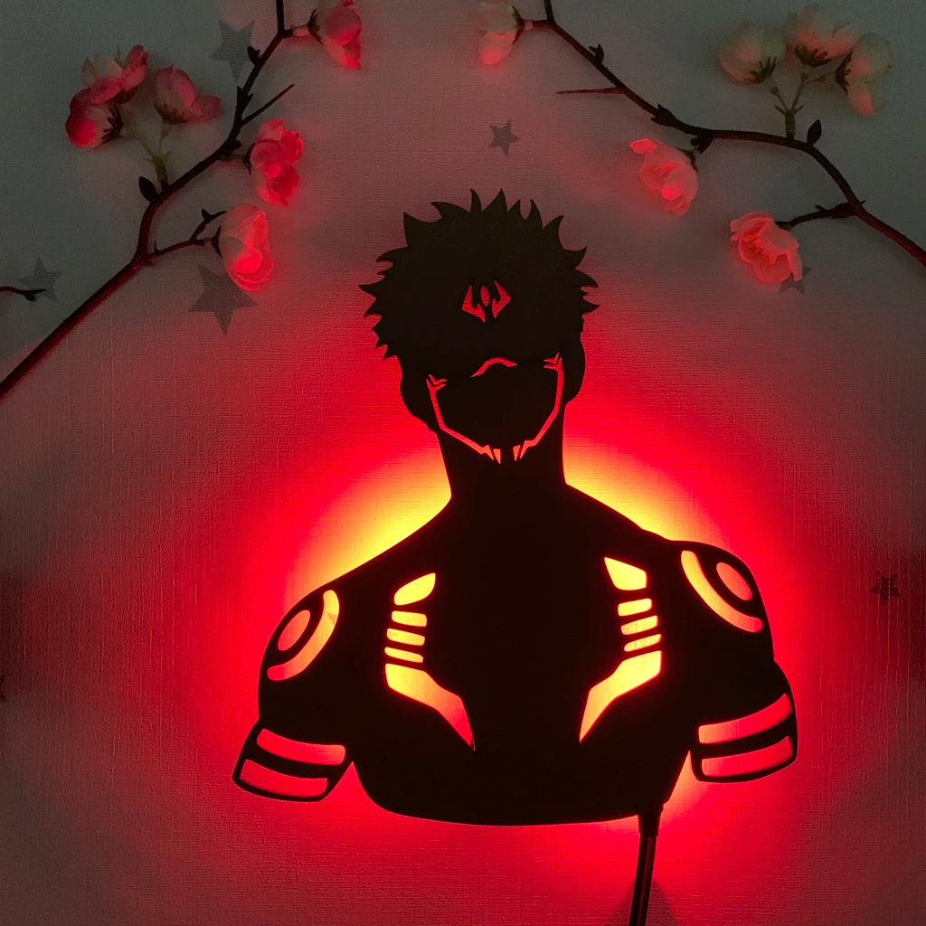 ZK50 Hot Selling Anime Luminous LED Wall Lamp Home Decoration Night Light JYD Custom Atmosphere Light Bedroom Restaurant Lamp
