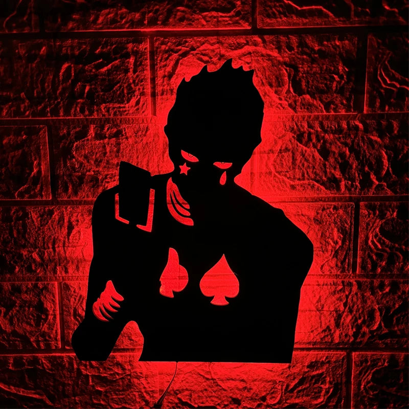 ZK50 Hot Selling Anime Luminous LED Wall Lamp Home Decoration Night Light JYD Custom Atmosphere Light Bedroom Restaurant Lamp