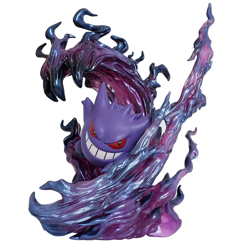 19Cm Anime Pokemon Gengar Battle Ver. PVC Action Figure Game Statue Collectible Model Kids Toys Doll Gifts
