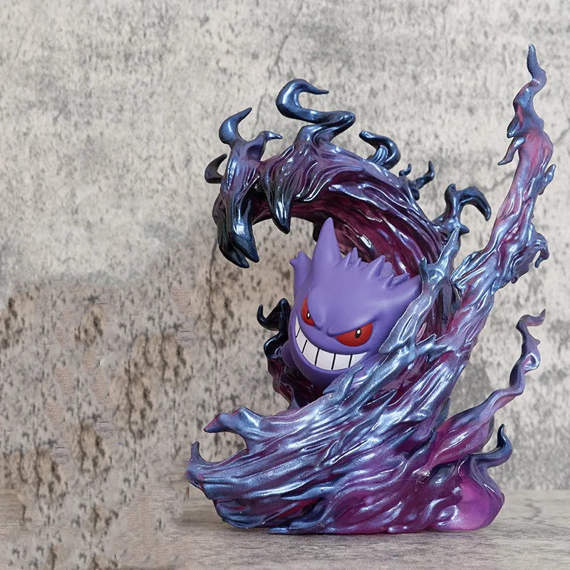 19Cm Anime Pokemon Gengar Battle Ver. PVC Action Figure Game Statue Collectible Model Kids Toys Doll Gifts