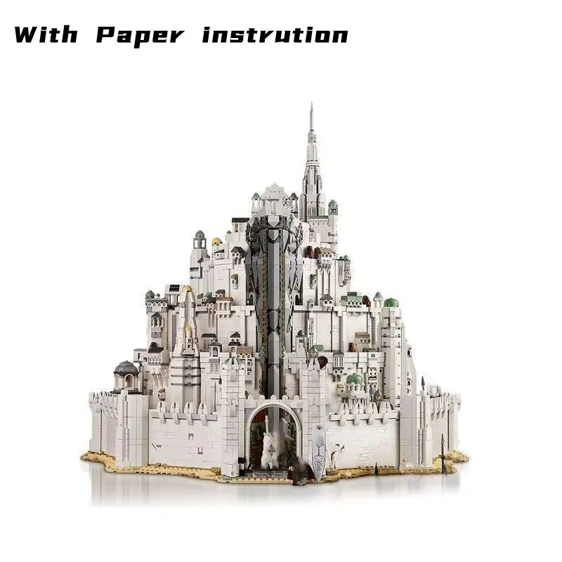 Educational 2026 Assembly 8278Pcs DIY Building Blocks Suitable the City Capital Minas Tirith Model Gifts for Adults Toys A