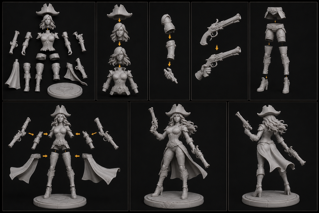 CUSTOM 3D Printed Models