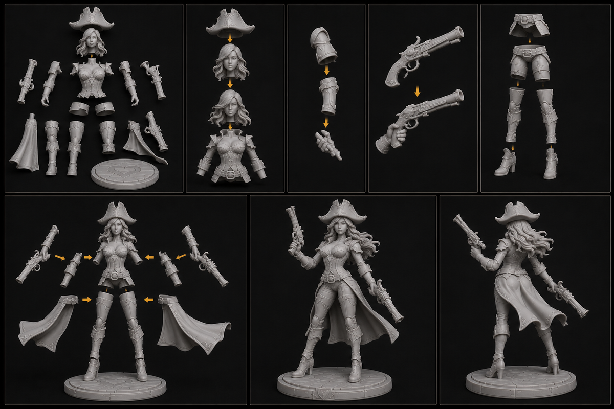 CUSTOM 3D Printed Models