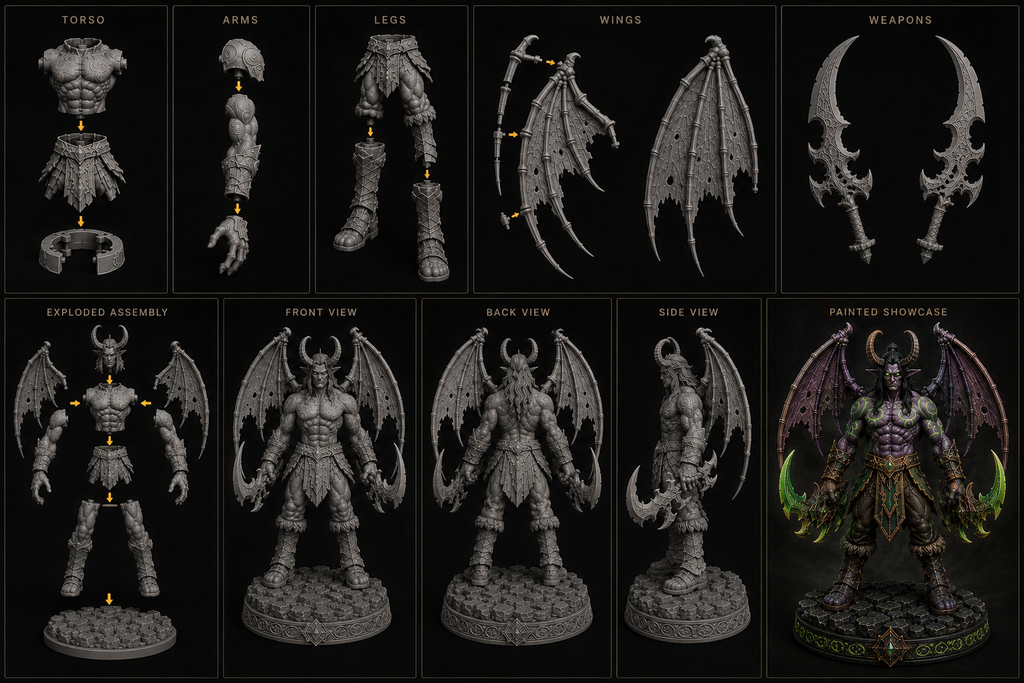 CUSTOM 3D Printed Models