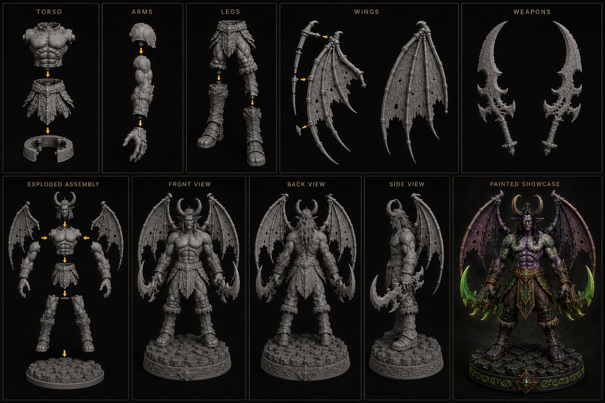 CUSTOM 3D Printed Models