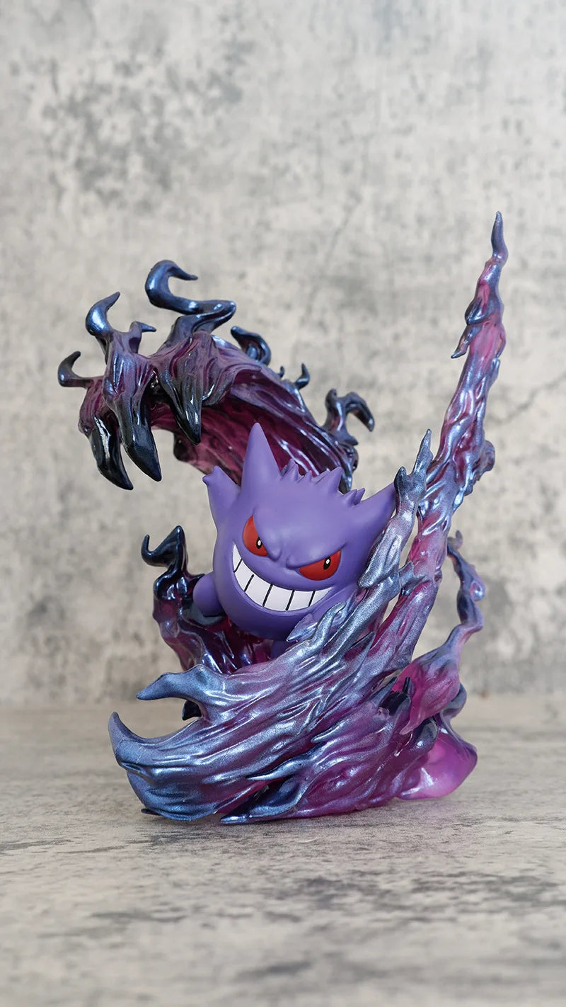 19Cm Anime Pokemon Gengar Battle Ver. PVC Action Figure Game Statue Collectible Model Kids Toys Doll Gifts