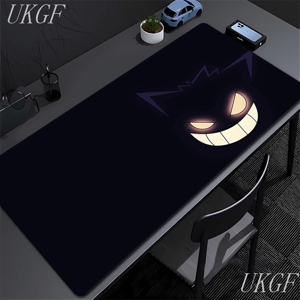 Cute Anime Mouse Pad G-Gengar Gamer Mousepads Big Gaming Mousepad Large Keyboard Mat Desk Pad for Computer Laptop XXL Mouse Pads