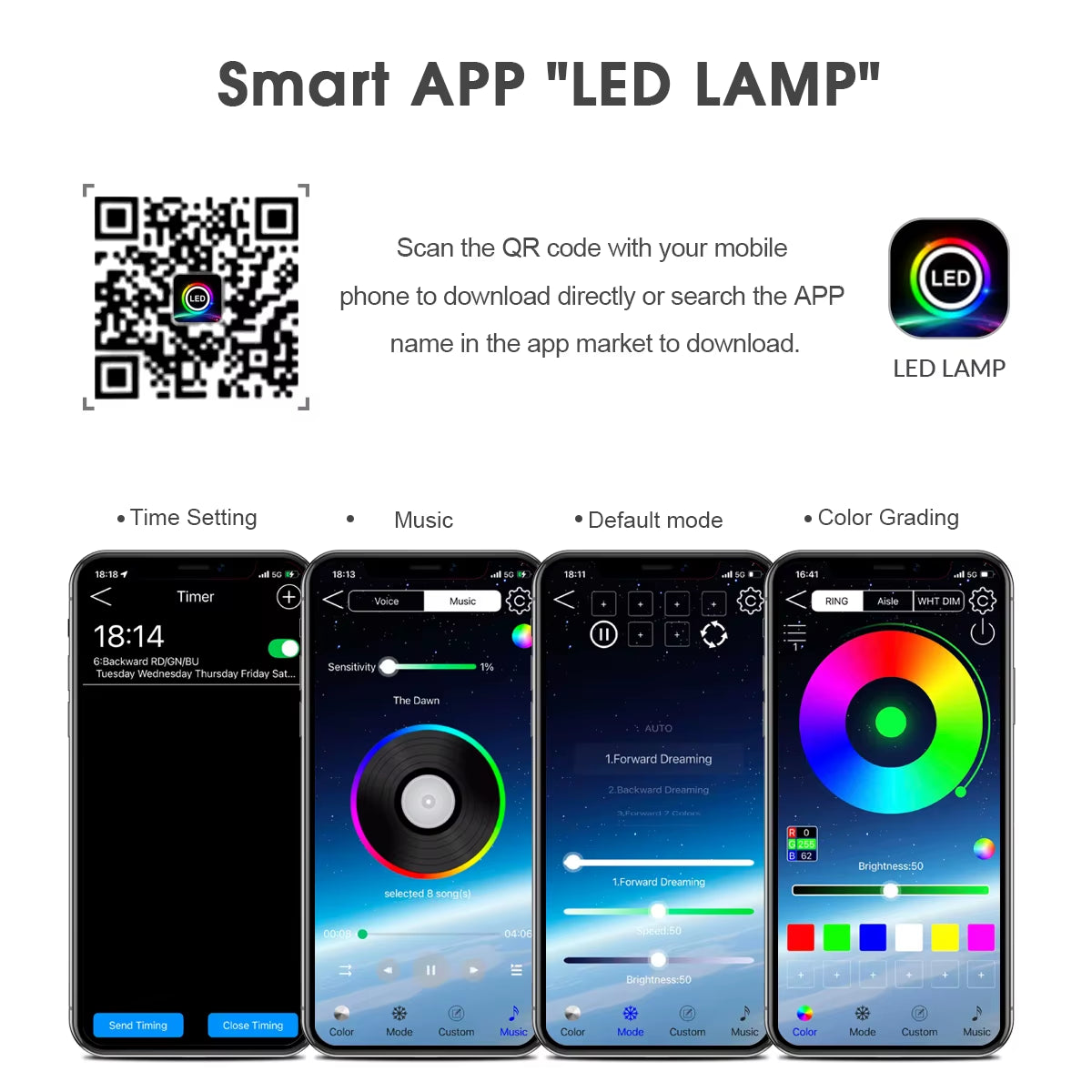 2/3/5/10M Smart APP Control RGBIC Neon LED Strip Light, Music Sync, USB 5V Waterproof Light Rope for Bedroom Gaming Room Decor