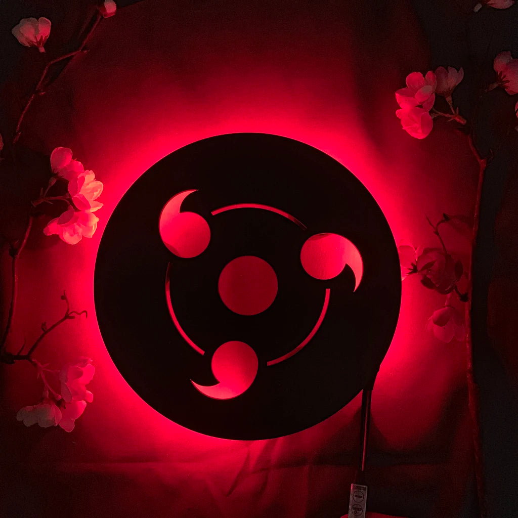 ZK50 Hot Selling Anime Luminous LED Wall Lamp Home Decoration Night Light JYD Custom Atmosphere Light Bedroom Restaurant Lamp