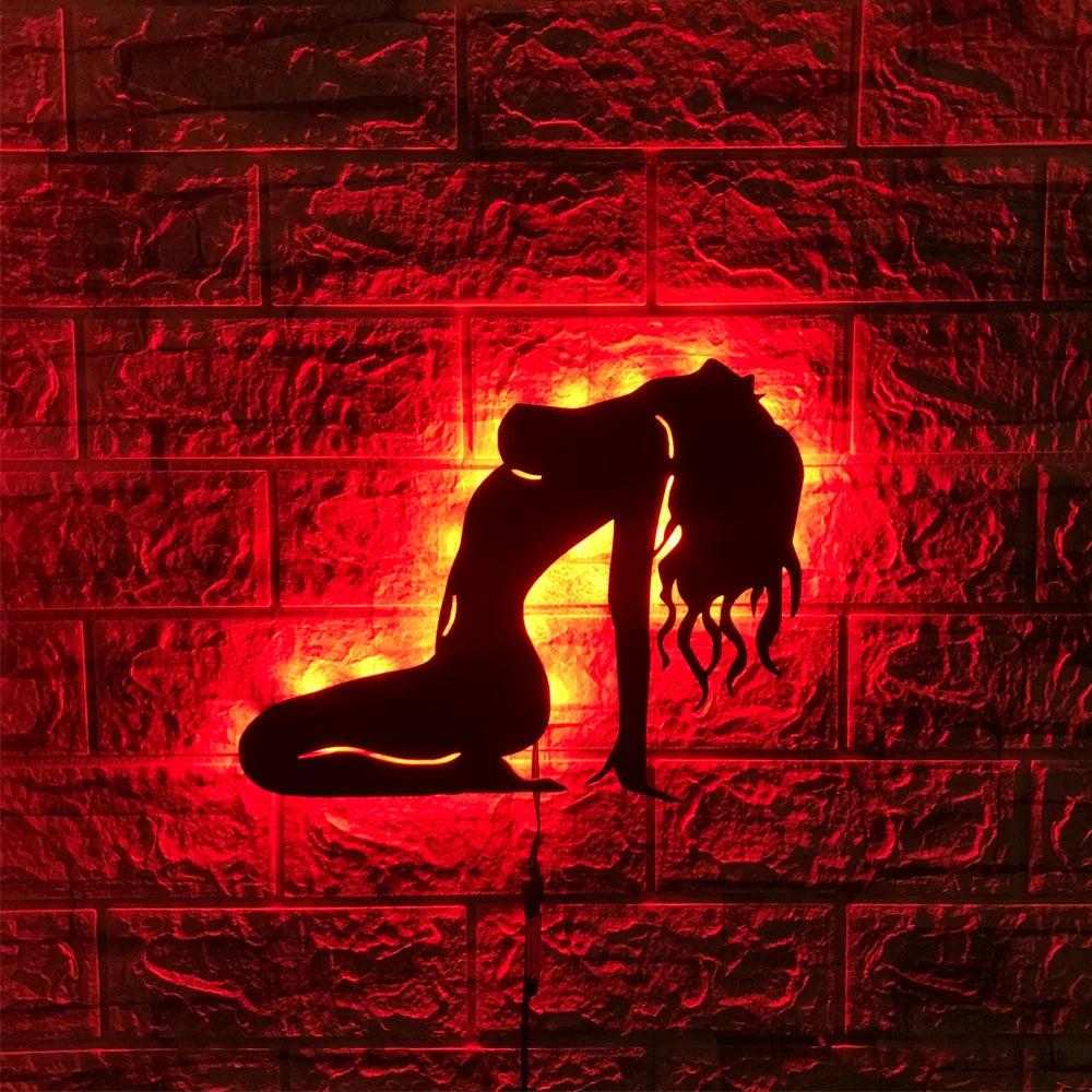 ZK50 Hot Selling Anime Luminous LED Wall Lamp Home Decoration Night Light JYD Custom Atmosphere Light Bedroom Restaurant Lamp