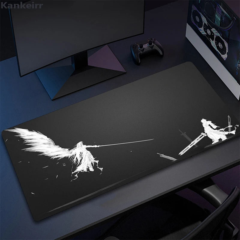 F-Final Fantasy Mouse Pad Gamer XL Large New Mousepad XXL Keyboard Pad Desk Mats Office Carpet Soft Computer Desktop Mouse Pad