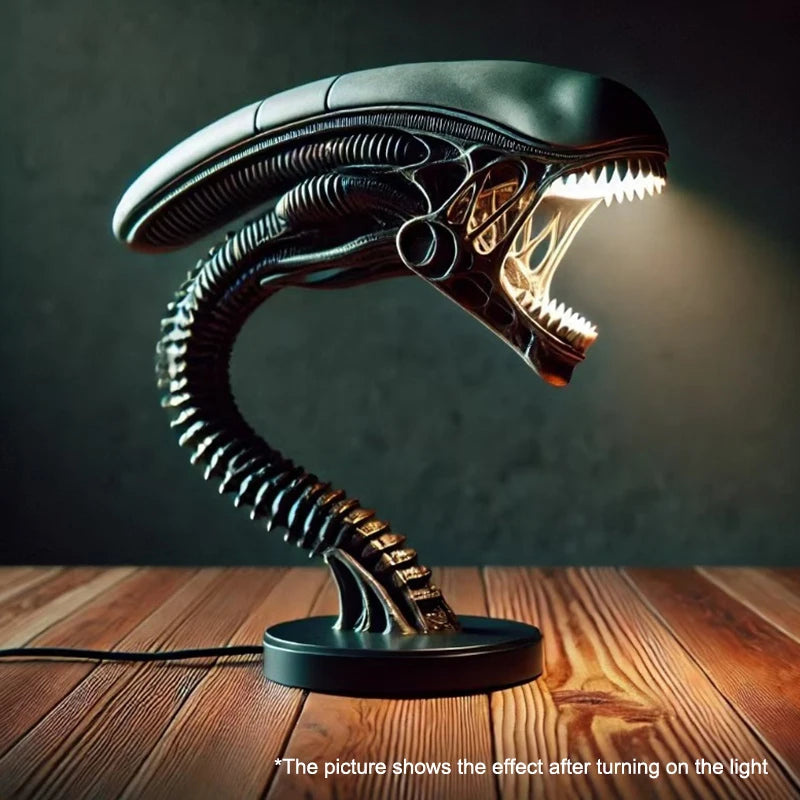 Unique Alien Creature Lamp Stand, Bedroom Home Decorative Lamps, Resin Decoration Items and Ornaments, Two Styles Optional,1Pc