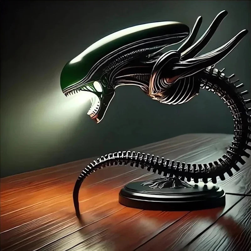 Unique Alien Creature Lamp Stand, Bedroom Home Decorative Lamps, Resin Decoration Items and Ornaments, Two Styles Optional,1Pc