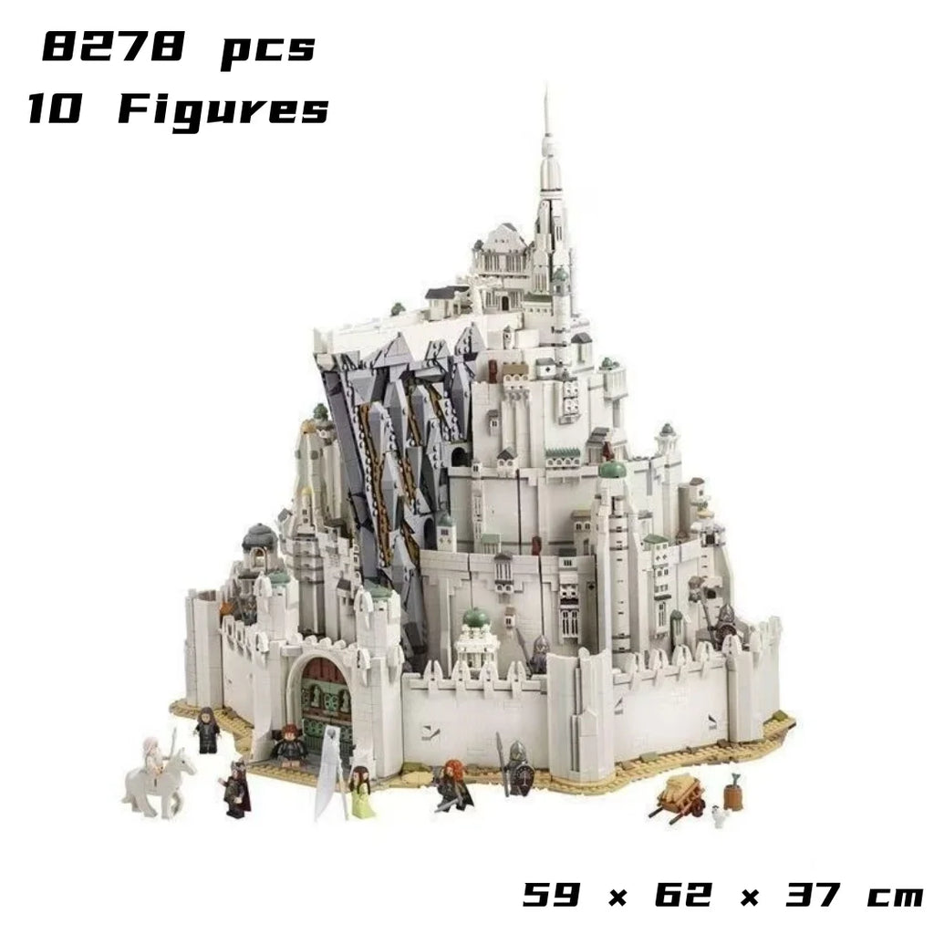 Educational 2026 Assembly 8278Pcs DIY Building Blocks Suitable the City Capital Minas Tirith Model Gifts for Adults Toys A