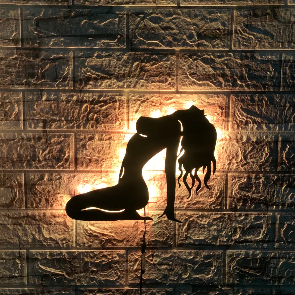ZK50 Hot Selling Anime Luminous LED Wall Lamp Home Decoration Night Light JYD Custom Atmosphere Light Bedroom Restaurant Lamp