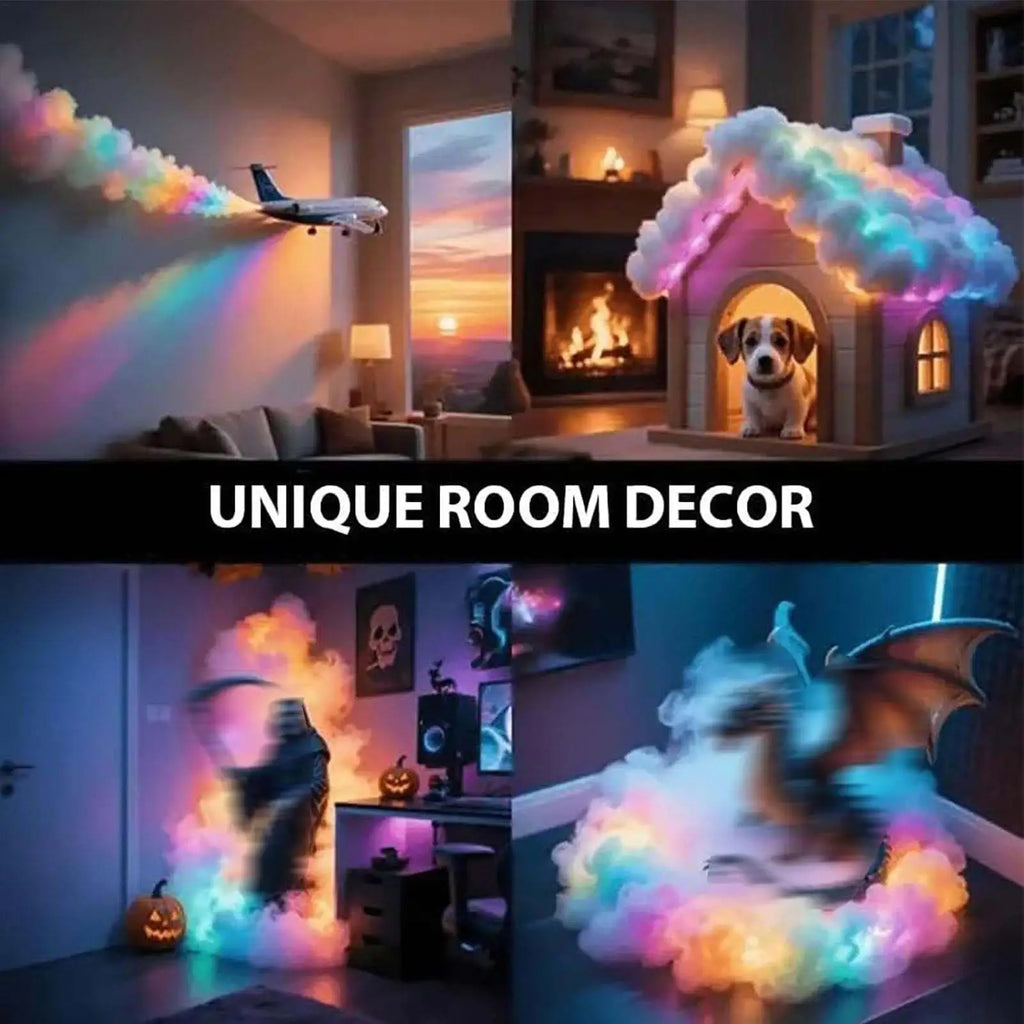 3D LED Thunder Cloud Lamp USB Powered Music Rhythm Night Light for Bedroom Desktop Gaming Room Decor Mood Lighting Gift