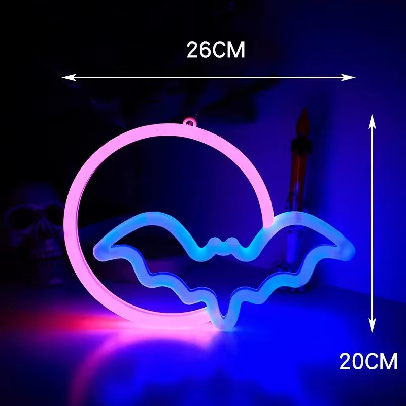 Gamepad Fire Moon Star LED Bright Neon Light Night Sign Modeling Lamp Room Wall Art Decoration Wholesale Xmas Birthday Wedding